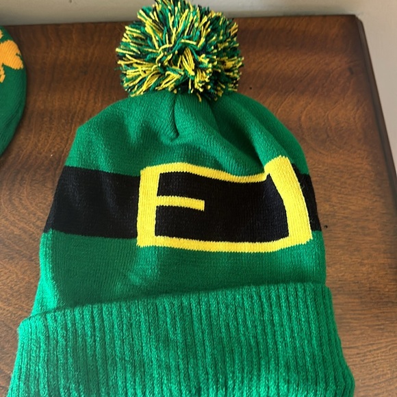 Green Shamrock Beanie Set